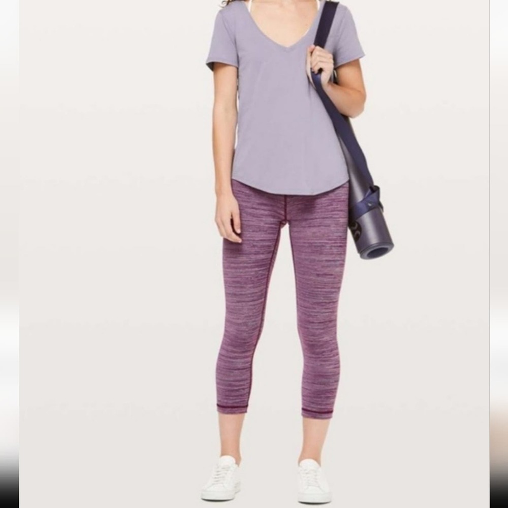 Lululemon Wunder Under Crop HR size 2